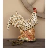 14" X 13" Farmhouse Ceramic Chicken Garden Sculpture Beige - Olivia & May
