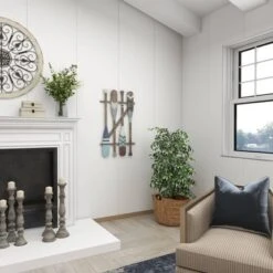 Coastal Wood Paddle Wall Decor With Arrow And Stripe Patterns - Olivia & May -Decoration Series Shop GUEST f82391db f378 4489 b966 b15f93cc5af7