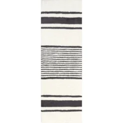 Lauren Liess X RugsUSA - Striped Wool Machine Washable Area Rug 21 Lauren Liess X RugsUSA - Striped Wool Machine Washable Area Rug -Decoration Series Shop GUEST f96d20f6 0fb8 4578 9b37 999c9347ac54