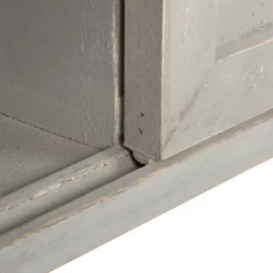 Decorative Wood Wall Storage Cabinet With 2 Sliding Barn Doors Rustic Gray - Kate & Laurel All Things Decor 10 Decorative Wood Wall Storage Cabinet With 2 Sliding Barn Doors Rustic Gray - Kate & Laurel All Things Decor -Decoration Series Shop GUEST faeab0c5 b391 4e78 86d9 a578d12751fa