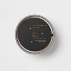15oz Ceramic Jar 3-Wick Black Label Cedarwood Musk Candle - Threshold™ 7 15oz Ceramic Jar 3-Wick Black Label Cedarwood Musk Candle - Threshold™ -Decoration Series Shop GUEST fc8996de 3023 4a2d 9f4c 9e684ced1ffe