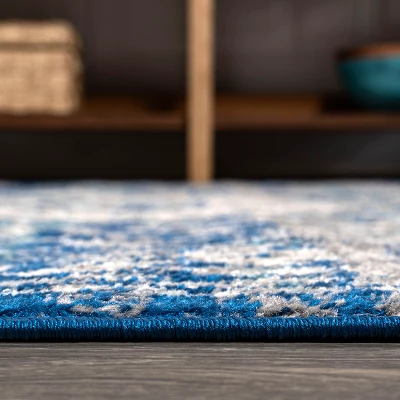 Ferro Filigree Charcoal Black And White Area Rug - JONATHAN Y 4 Ferro Filigree Charcoal Black And White Area Rug - JONATHAN Y - Image 2