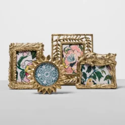 4" X 4" Cast Sunburst Frame Gold - Opalhouse™ -Decoration Series Shop GUEST fd37b239 5c24 4dd7 9ffd e03c865a7260