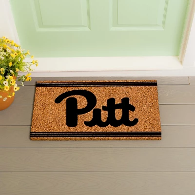 Evergreen University Of Pittsburgh Logo Turf Mat, Brown- 28 X 16 Inches Indoor Outdoor Doormat 6 Evergreen University Of Pittsburgh Logo Turf Mat, Brown- 28 X 16 Inches Indoor Outdoor Doormat - Image 4