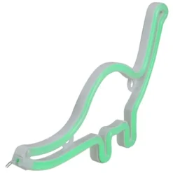 Northlight 12" Green Brontosaurus LED Lighted Neon Dinosaur Silhouette -Decoration Series Shop GUEST ff7e9729 259c 4345 807d e0af0fbbb108